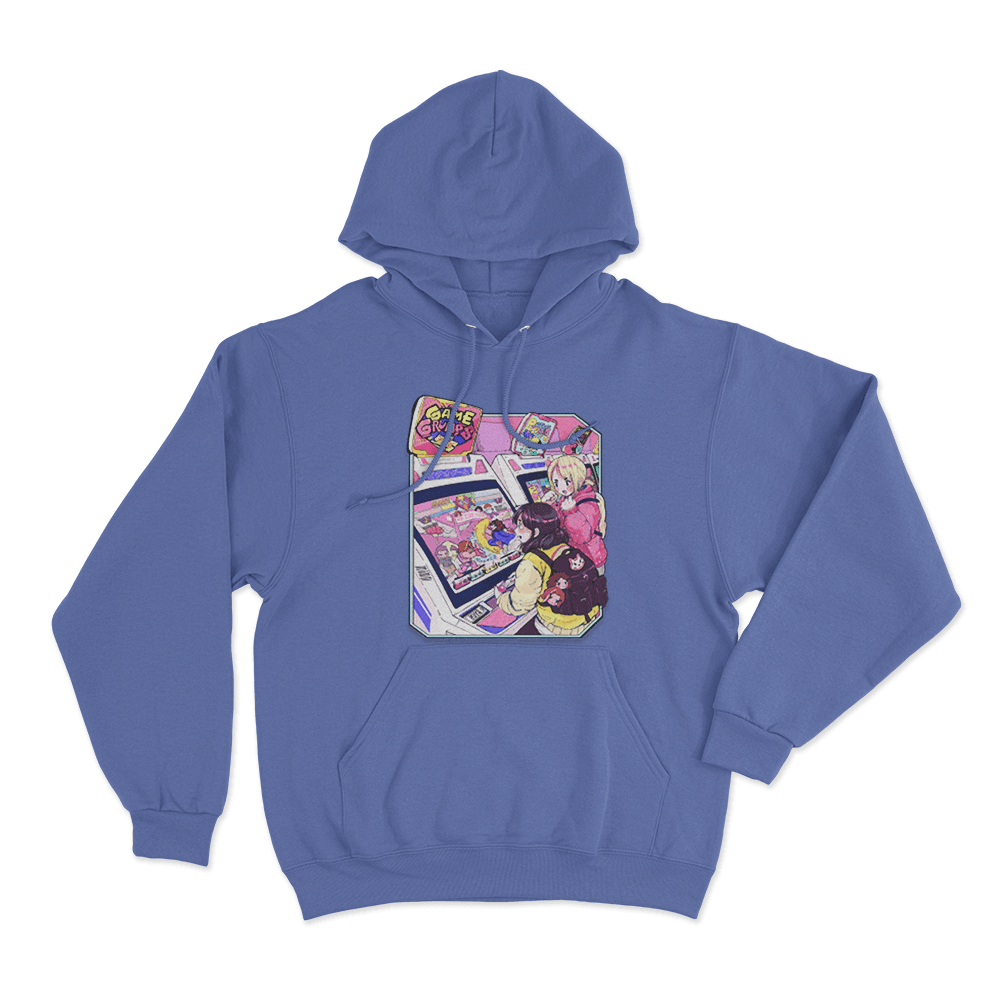 Game Grumps - Arcade Unisex Hoodie Blue Game Grumps Arcade Unisex Hoodie Blue