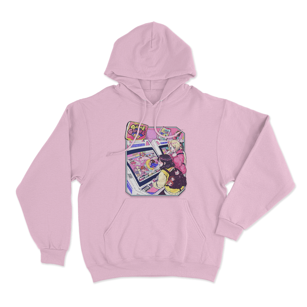 Game Grumps - Arcade Unisex Hoodie Pink Game Grumps Arcade Unisex Hoodie Pink