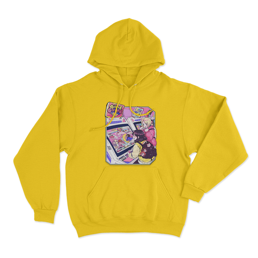 Game Grumps - Arcade Unisex Hoodie Yellow Game Grumps Arcade Unisex Hoodie Yellow