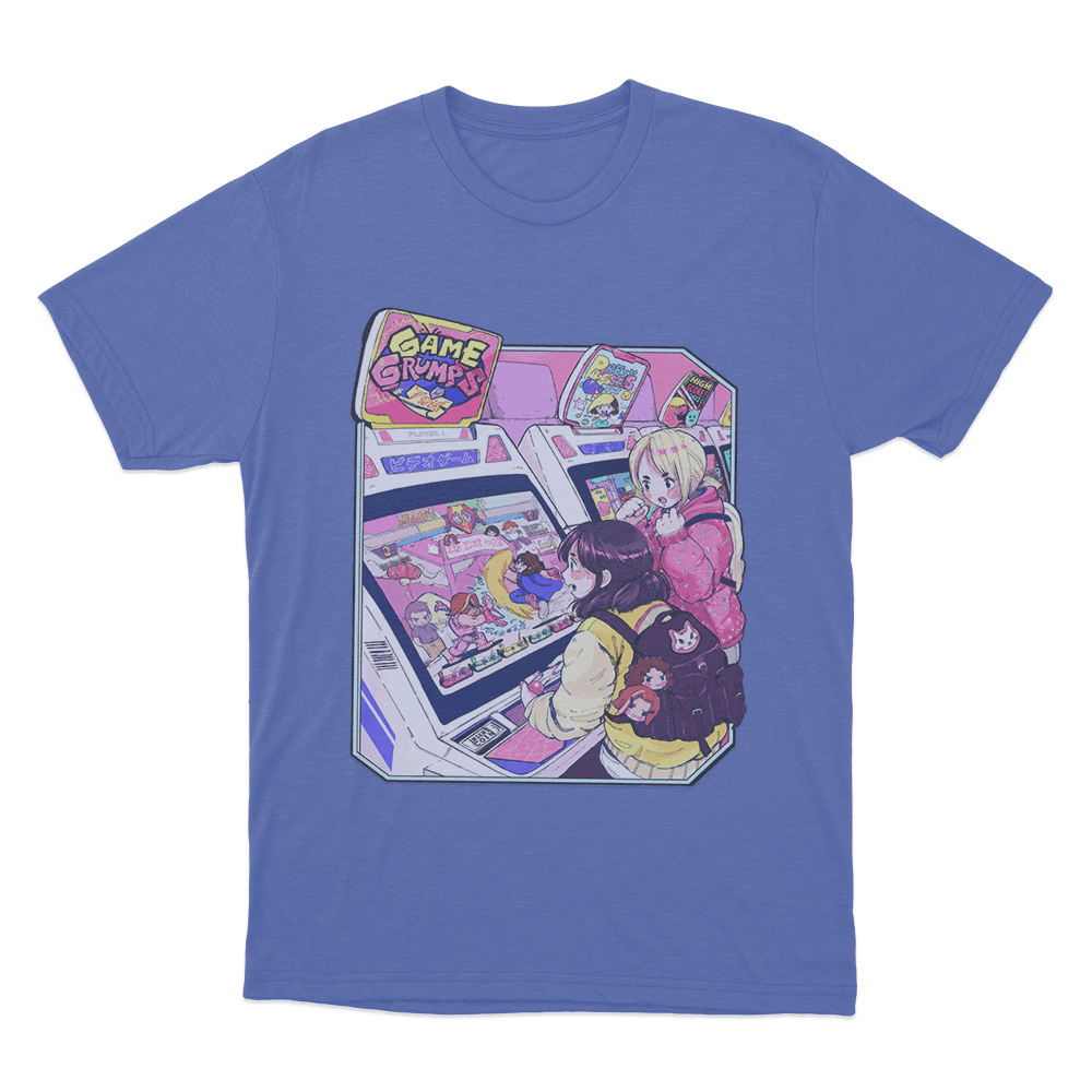 Game Grumps - Arcade Unisex T Shirt Blue Game Grumps Arcade Unisex T Shirt Blue