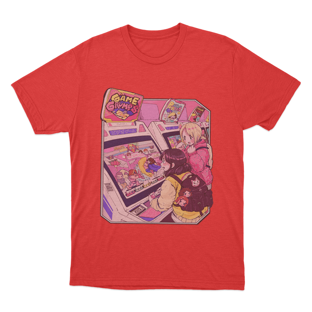 Game Grumps - Arcade Unisex T Shirt Red Game Grumps Arcade Unisex T Shirt Red