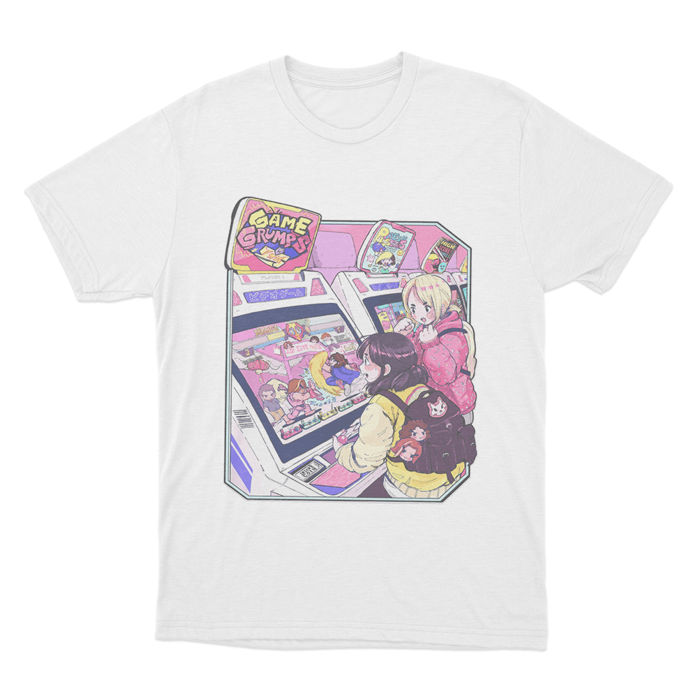 Game Grumps - Arcade Unisex T Shirt White Game Grumps Arcade Unisex T Shirt White