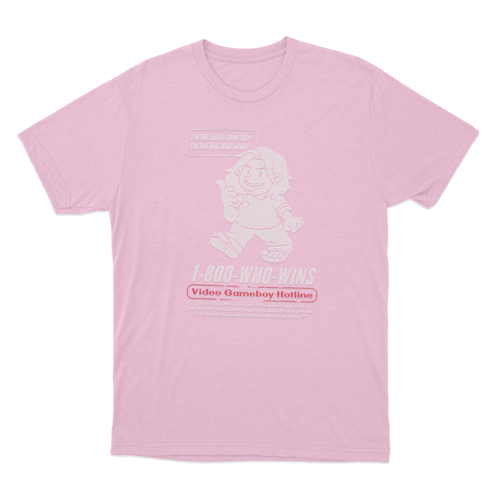 Game Grumps - Videogame Boy Hotline Unisex T Shirt Pink Game Grumps Videogame Boy Hotline Unisex T Shirt Pink