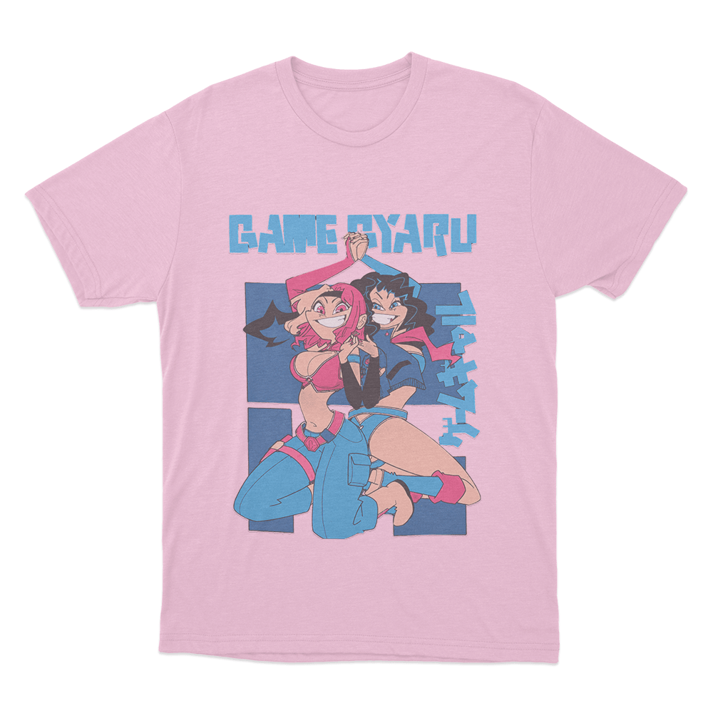 Game Gyaru - “Back to Back” Unisex T Shirt Pink Game Gyaru Back to Back Unisex T Shirt Pink