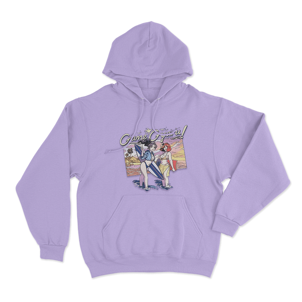 Game Gyaru - City Pop Unisex Hoodie Purple Game Gyaru City Pop Unisex Hoodie Purple