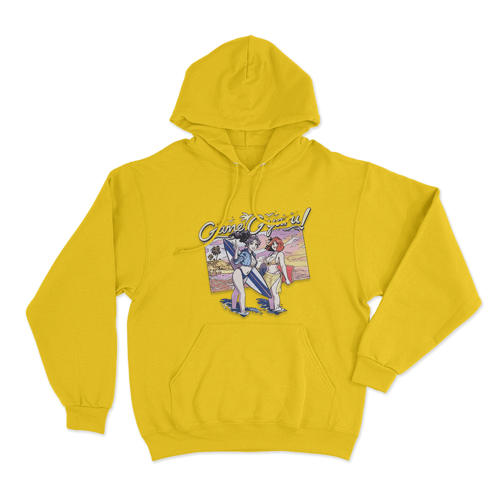 Game Gyaru - City Pop Unisex Hoodie Yellow Game Gyaru City Pop Unisex Hoodie Yellow
