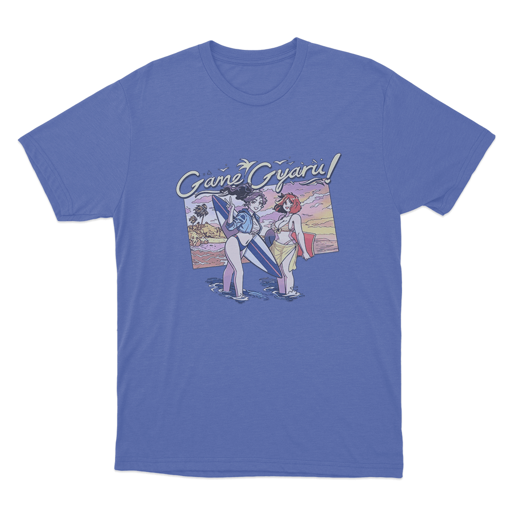 Game Gyaru - City Pop Unisex T Shirt Blue Game Gyaru City Pop Unisex T Shirt Blue