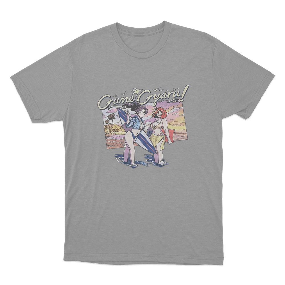Game Gyaru - City Pop Unisex T Shirt Grey Game Gyaru City Pop Unisex T Shirt Grey