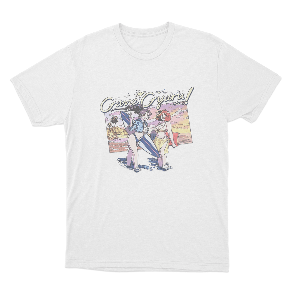 Game Gyaru - City Pop Unisex T Shirt White Game Gyaru City Pop Unisex T Shirt White