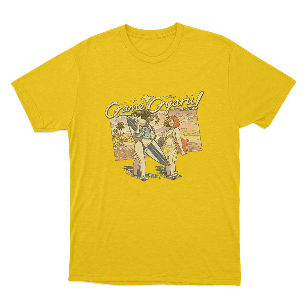 Game Gyaru - City Pop Unisex T Shirt Yellow Game Gyaru City Pop Unisex T Shirt Yellow