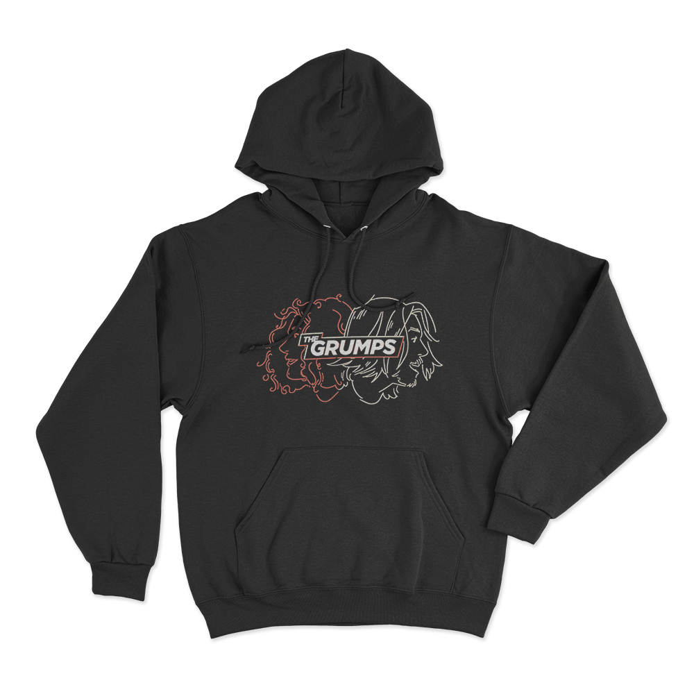 The Grumps Unisex Hoodie Black The Grumps Unisex Hoodie Black