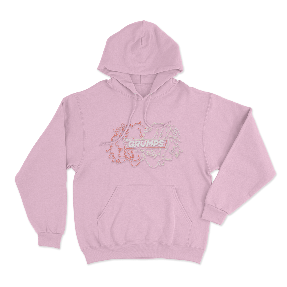 The Grumps Unisex Hoodie Pink The Grumps Unisex Hoodie Pink