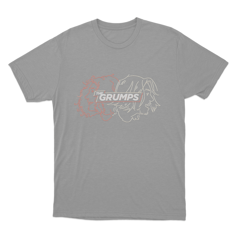 The Grumps Unisex T Shirt Grey The Grumps Unisex T Shirt Grey