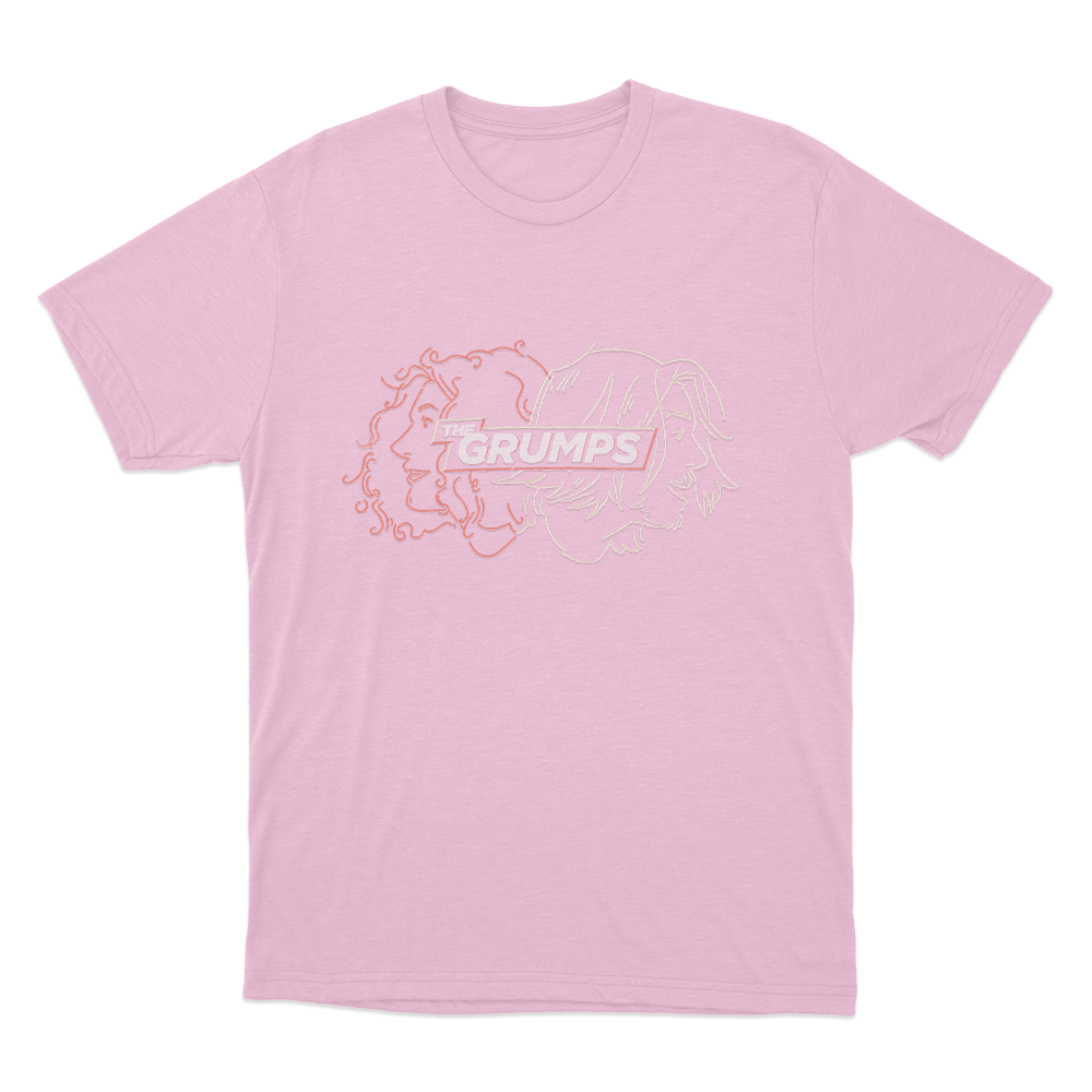The Grumps Unisex T Shirt Pink The Grumps Unisex T Shirt Pink