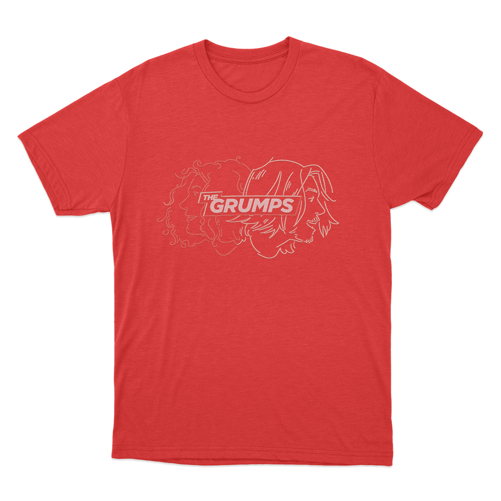 The Grumps Unisex T Shirt Red The Grumps Unisex T Shirt Red